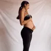 Jennifer Bachdim Bare Baby Bump