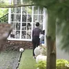Tsania Marwa jemput kedua anaknya.