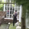 Tsania Marwa jemput kedua anaknya.