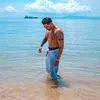 Potret Macho Robby Purba.