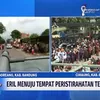 Suasana pemakaman Eril.