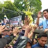 Gibran Diarak Daftar KPU 