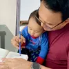 Ahok momong anak