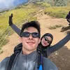 Dinda Hauw Mendaki Gunung Sumbing