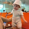 Baby Rayyanza Berdiri