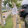 Deswita Maharani tampil kasual