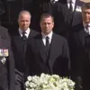 william harry di pemakaman pangeran philip