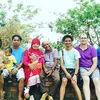 Ragil Mahardika bareng keluarga