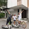 suami ersa mayori, suami ersa mayori kecelakaan, suami ersa mayori patah tulang