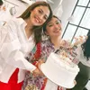 Potret kebersamaan Cynthia Ganesha dan Tyna Kanna.
