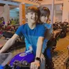Potret mesra DIni LIDA dan Wahyu Kadeo.