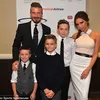David Beckham family
