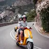 Syifa Hadju &amp; el Rumi naik vespa di Italia