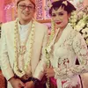 selebriti indonesia, pernikahan selebriti, sandra dewi menikah