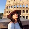 Febby Rastanty Selfie di Colosseum