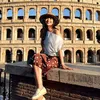 Febby Rastanty Liburan ke Colosseum