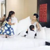 Jennifer Bachdim liburan di Bali