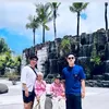 Olla Ramlan dan Aufar Hutapea liburan ke Bali