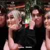 Foto Aktor Thailand Bright Vachirawit Malam Mingguan Bareng Agnez Mo di Jakarta