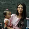 bayi seleb di ultah Amora Lemos