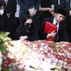 Foto Arumi Bachsin di Pemakaman Ayah Mertuanya