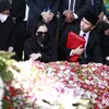 Foto Arumi Bachsin di Pemakaman Ayah Mertuanya