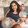 Foto Baby Bump Jessica Iskandar Dilukis