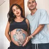 Foto Baby Bump Jessica Iskandar Dilukis