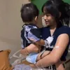 baby gala dan tante fuji