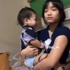 baby gala dan tante fuji