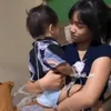baby gala dan tante fuji