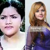 foto-foto seleb cantik dengan perubahan wajah drastis
