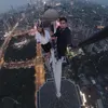 daredevil, roofing, panjat gedung, foto menakutkan, foto panjat gedung, Angela Nikolau, Ivan Beerkus