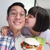 FOTO: Cara Junior Liem Bikin Happy Putri Titian Yang Lagi Hamil