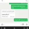 Chat driver ojol &amp; penumpang