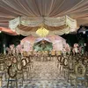 Foto Dekorasi Akad Nikah Vidi Aldiano dan Sheila Dara Aisha