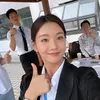 Foto D.O. EXO dan Lee Se Hee di Balik Layar