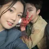 Foto D.O. EXO dan Lee Se Hee di Balik Layar