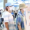 Foto Donghae dan Eunhyuk Suju Berangkat ke Indonesia