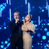 FOTO: Aksi Syahrini Saat Duet Dengan Rick Price di HUT Indosiar