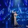FOTO: Aksi Syahrini Saat Duet Dengan Rick Price di HUT Indosiar