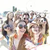 Gaya Raline Shah di Coachella
