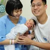 Putri Titian dan Junior Liem Dengan Baby Iori