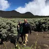 liburan selebriti, liburan atiqah hasiholan, atiqah ke gunung papandayan