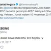 jokowi, presiden jokowi, jokowi lirik trump, jokowi donald trump