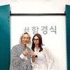 Foto Kebersamaan Yuki Kato dengan Dita Secret Number dan Jang Hansol