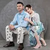 Raffi Ahmad dan Nagita Slavina duduk berdua