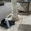 Foto Kondisi Trafo di Tepi Jalan Setelah Ditabrak Lari Oleh Aktris Kim Sae Ron
