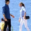 Tom Brady dan Gisele Bundchen di Italia