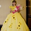 Malam itu juga merupakan perpisahan untuk Haruka yang akan lulus dari JKT48. Gadis ini terlihat begitu cantik dengan dress ala princess. Gaun mengembang warna kuning itu dihiasi dengan bunga hati.
 
